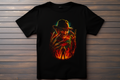 T-shirt Freddy Krueger Kitsune Print Studio