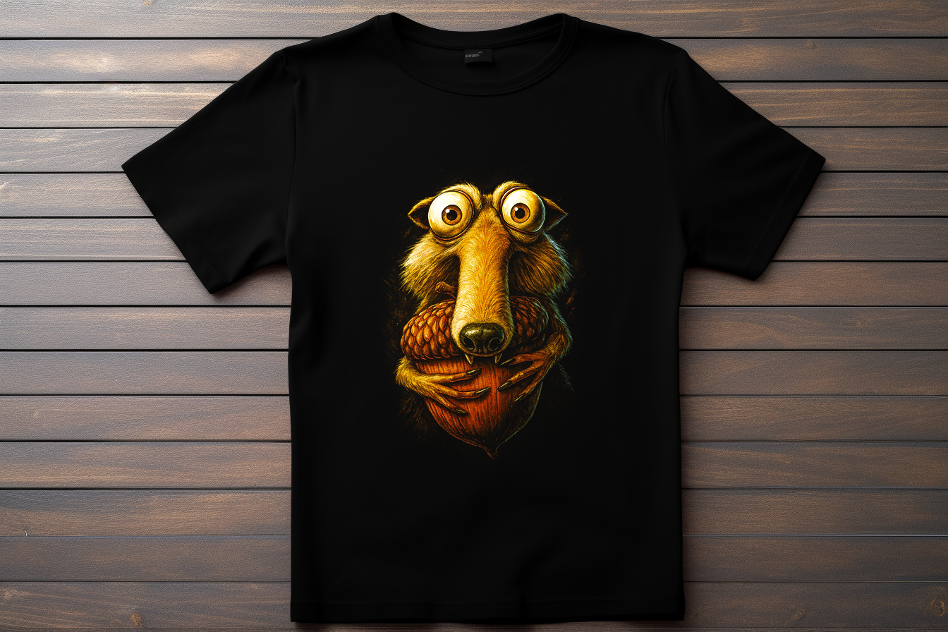 T-shirt L'Age De Glace - Scrat Kitsune Print Studio