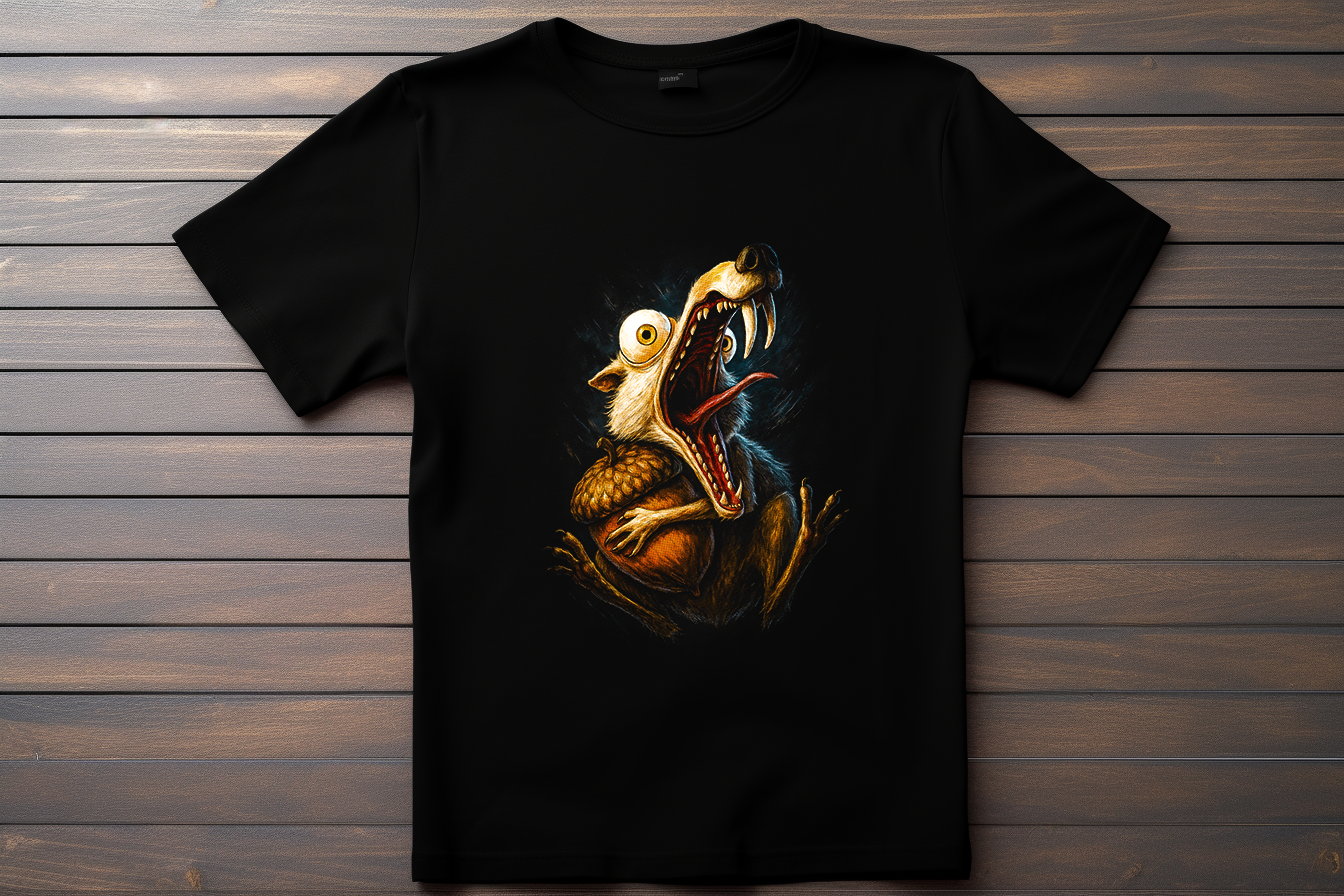 T-shirt L'Age De Glace - Scrat Kitsune Print Studio