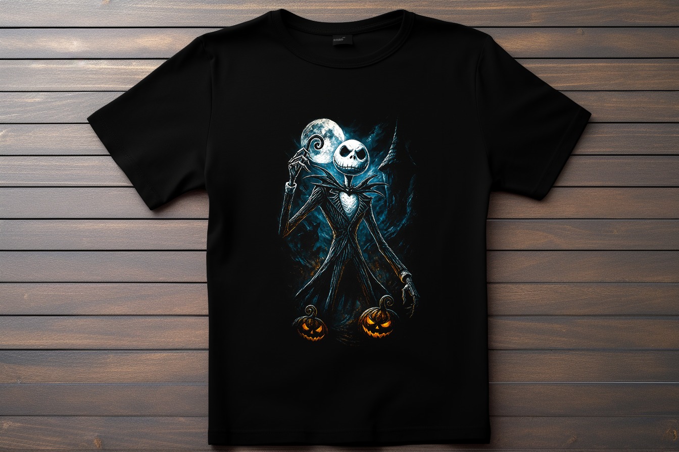 T-shirt L'Etrange Noel De Monsieur Jack - Jack Kitsune Print Studio