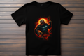 T-shirt King Kong Kitsune Print Studio