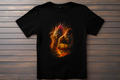 T-shirt Godzilla et King Kong Kitsune Print Studio
