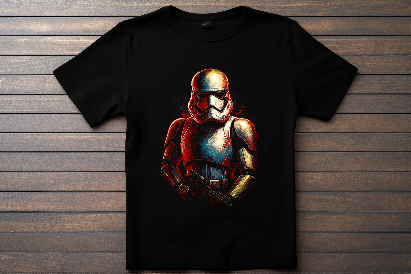 T-shirt Star Wars - Stormtrooper Kitsune Print Studio