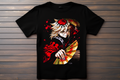 T-shirt Demon Slayer - Doma Kitsune Print Studio