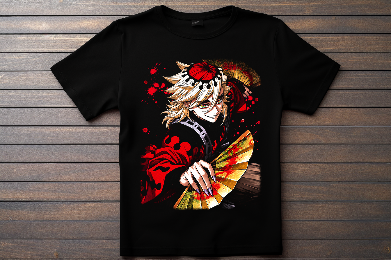 T-shirt Demon Slayer - Doma Kitsune Print Studio
