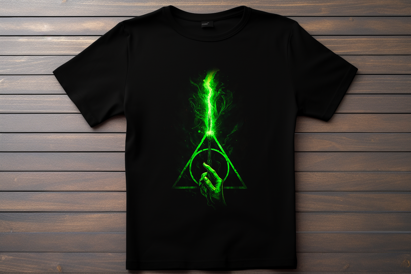T-shirt Harry Potter - Les Reliques De La Mort Kitsune Print Studio