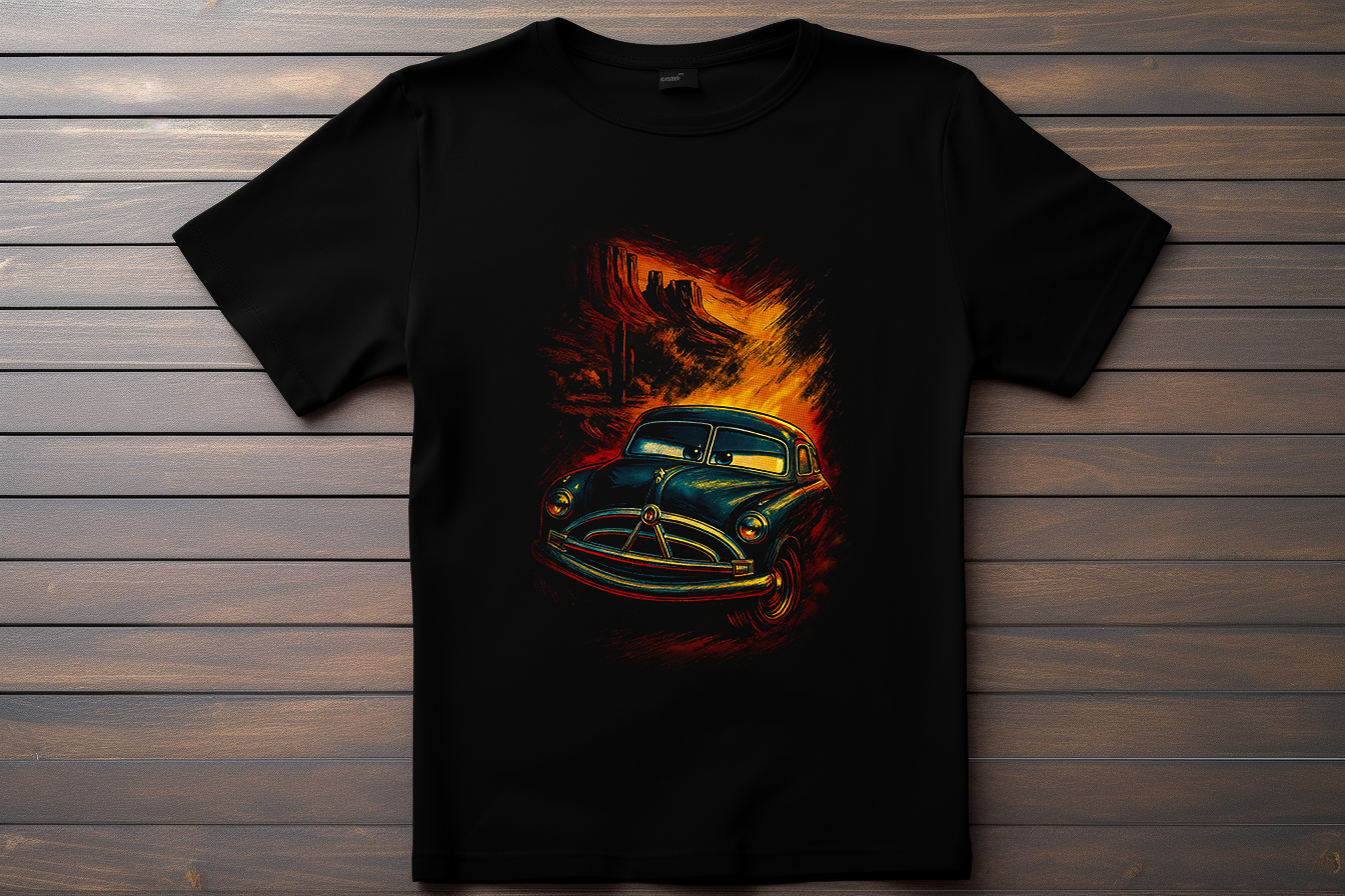 T-shirt Cars - Doc Hudson Kitsune Print Studio