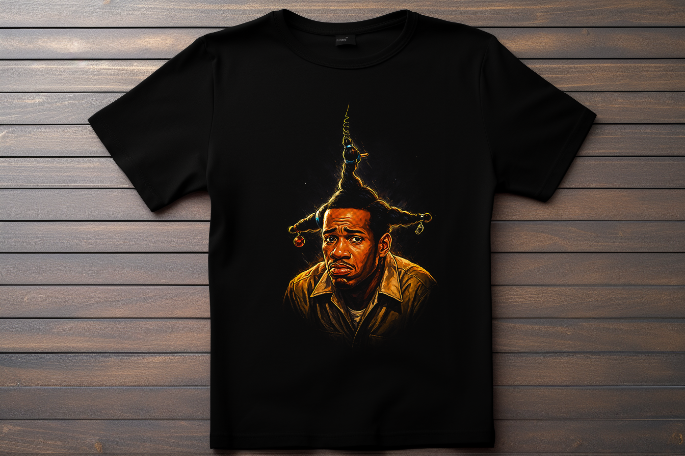 T-shirt Scary Movie - Shorty Kitsune Print Studio