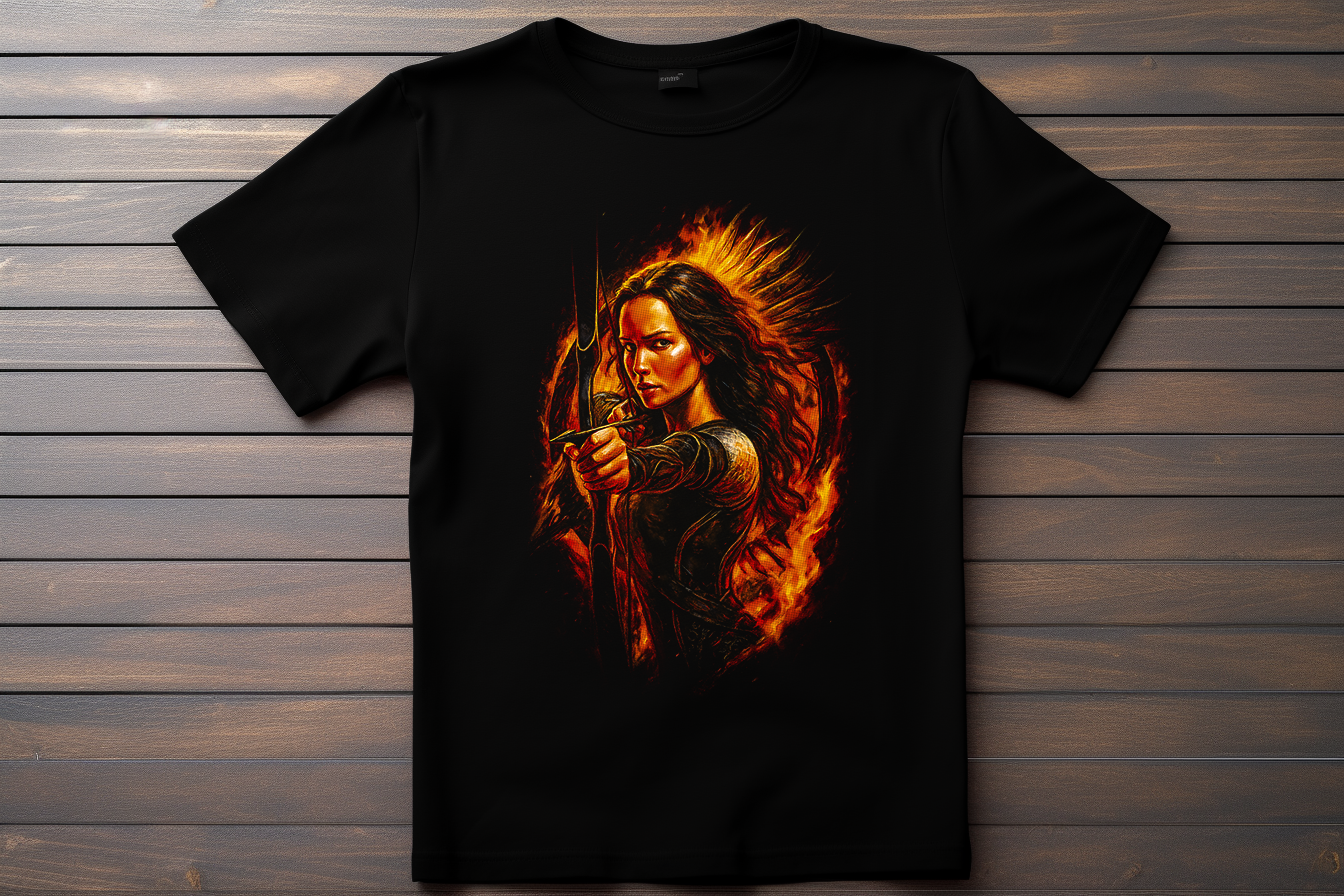 T-shirt Hunger Games Kitsune Print Studio