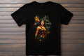 T-shirt Wonder Woman Batman et Superman Kitsune Print Studio