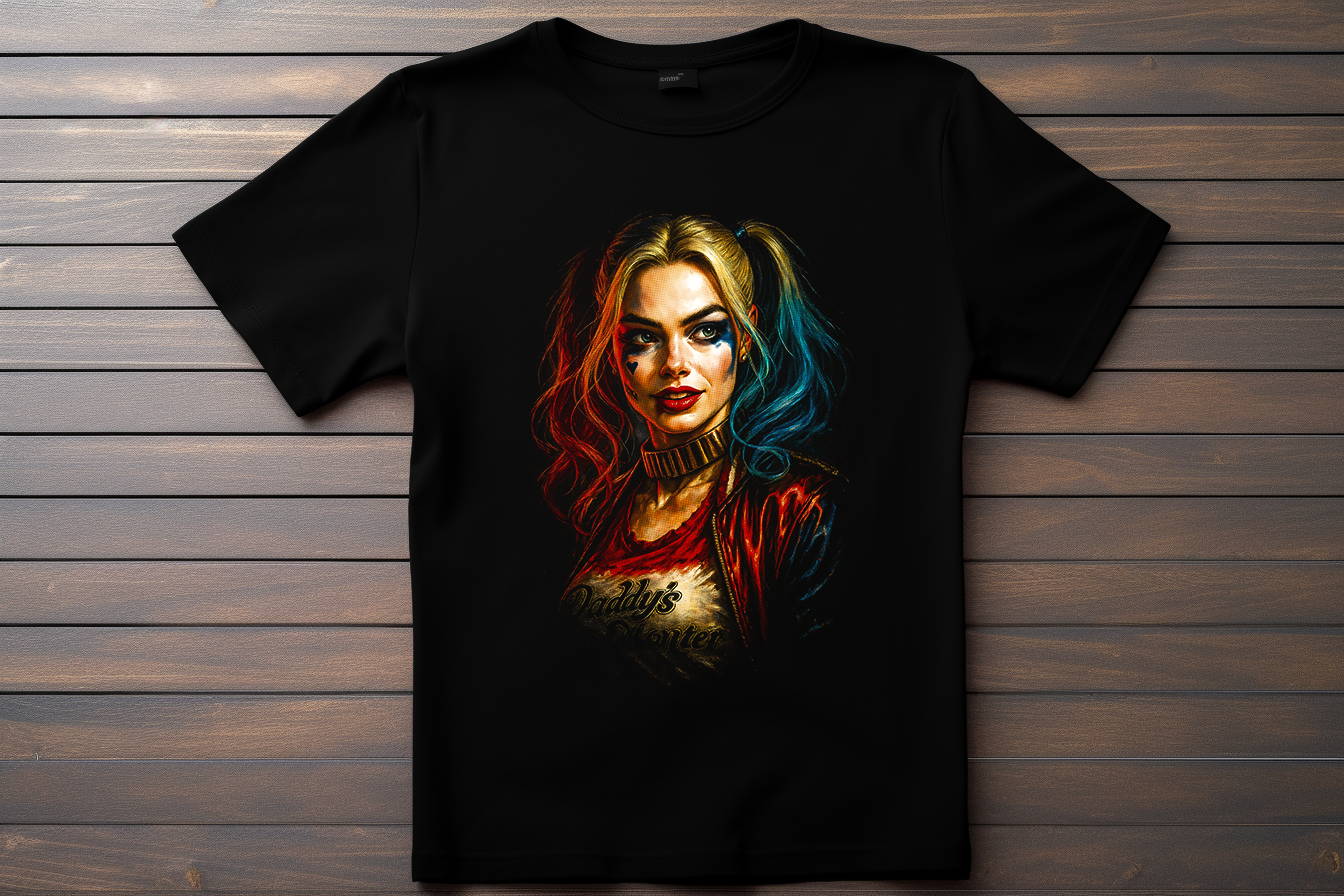 T-shirt Harley Quinn Kitsune Print Studio