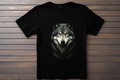 T-shirt Animal Loup Kitsune Print Studio