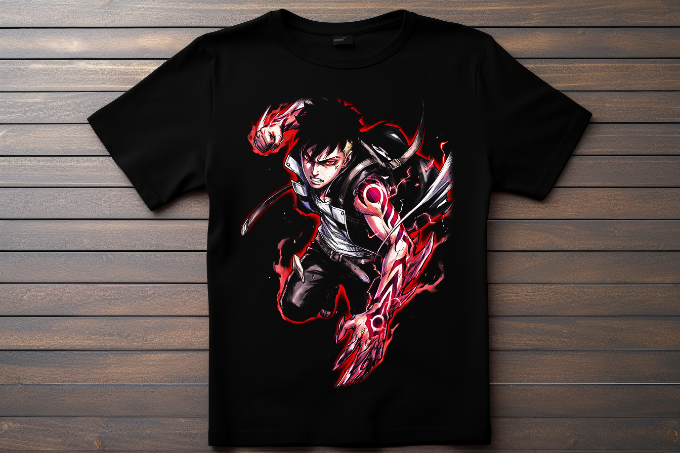 T-shirt Boruto - Kawaki Kitsune Print Studio