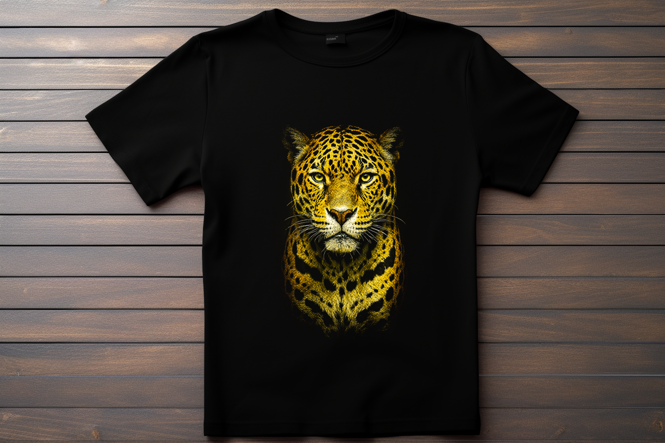 T-shirt Animal Guepard Kitsune Print Studio