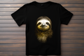 T-shirt Animal Paresseux Kitsune Print Studio