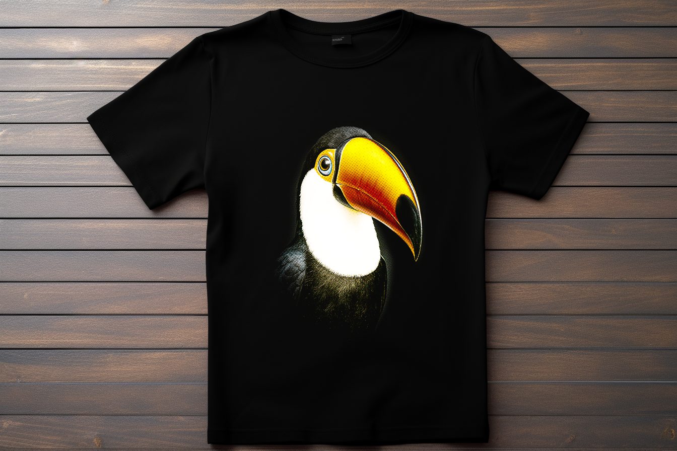 T-shirt Animal Toucan Kitsune Print Studio
