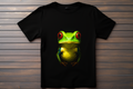 T-shirt Animal Grenouille Kitsune Print Studio