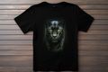 T-shirt Animal Panthere Kitsune Print Studio