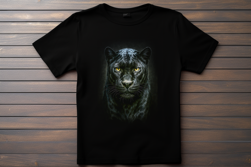 T-shirt Animal Panthere Kitsune Print Studio