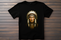 T-shirt Chef Indien Kitsune Print Studio