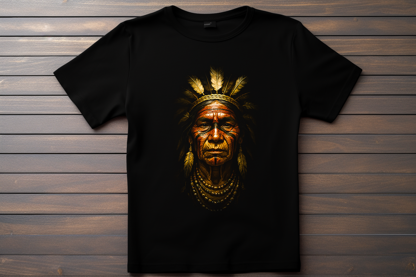 T-shirt Chef Indien Kitsune Print Studio