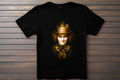 T-shirt Alice Aux Pays Des Merveilles - Chapelier Fou Kitsune Print Studio