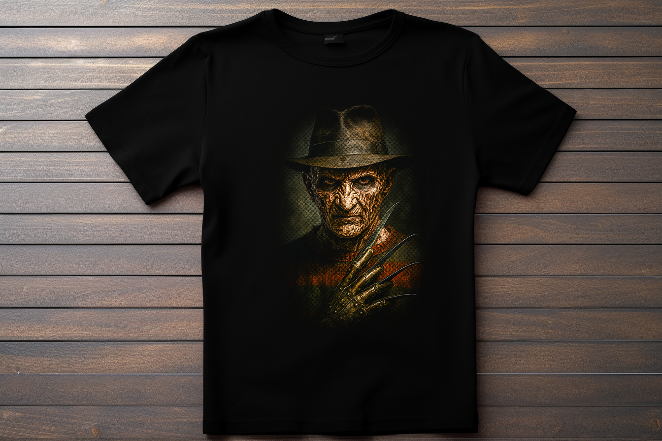 T-shirt Freddy Krueger Kitsune Print Studio