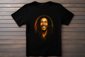 T-shirt Bob Marley Kitsune Print Studio