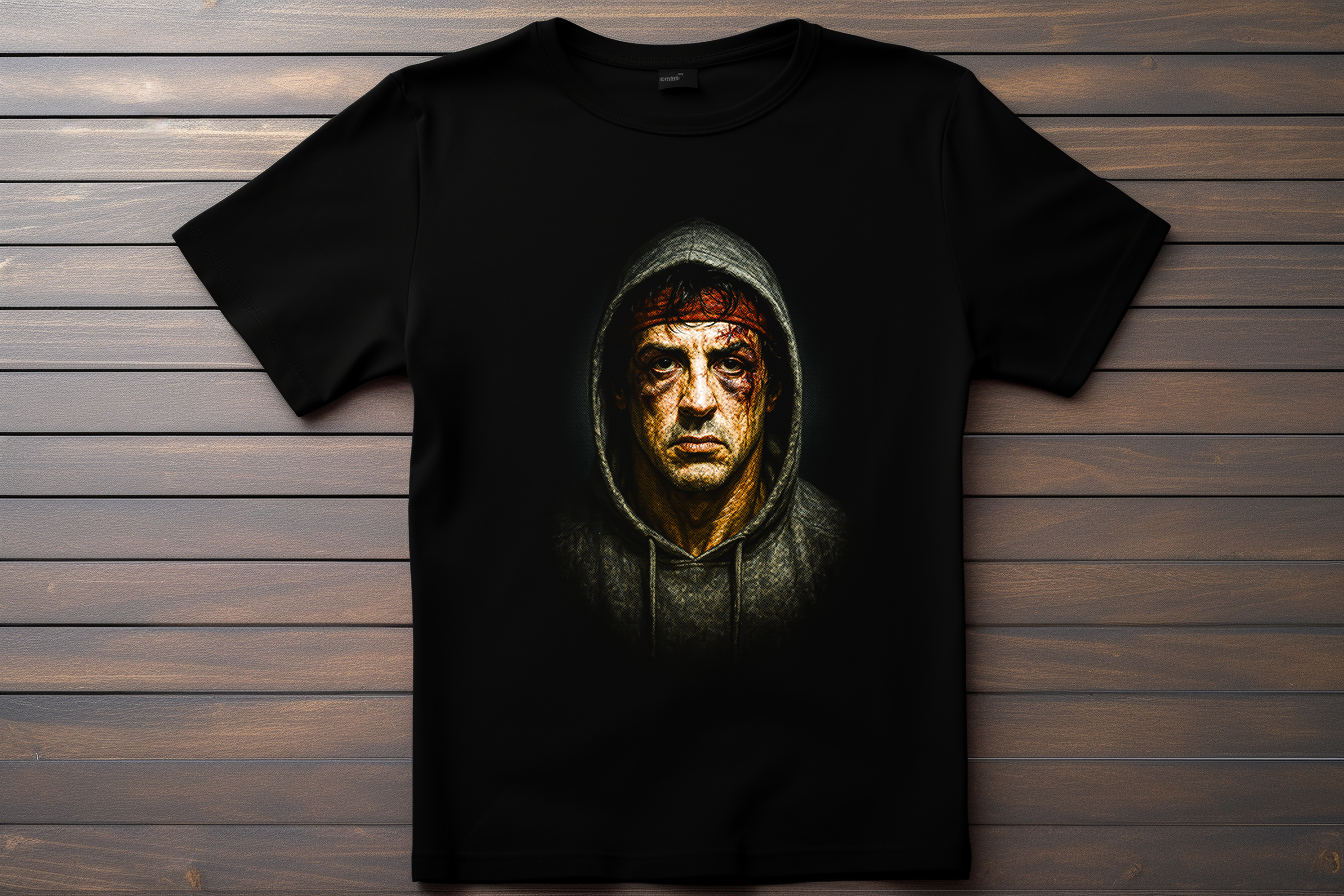 T-shirt Rocky Balboa Kitsune Print Studio