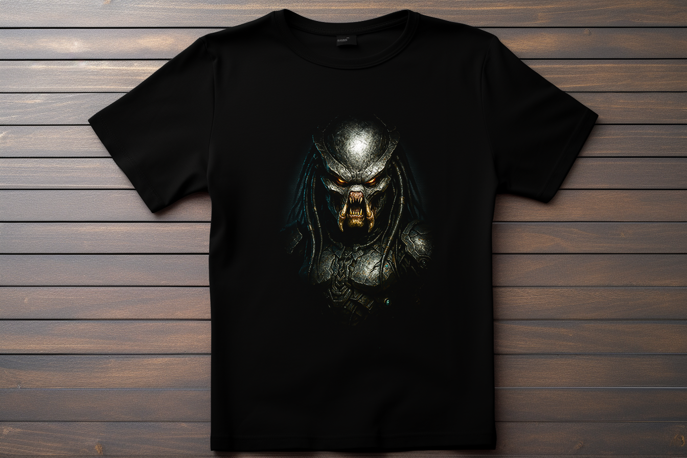 T-shirt Predator Kitsune Print Studio