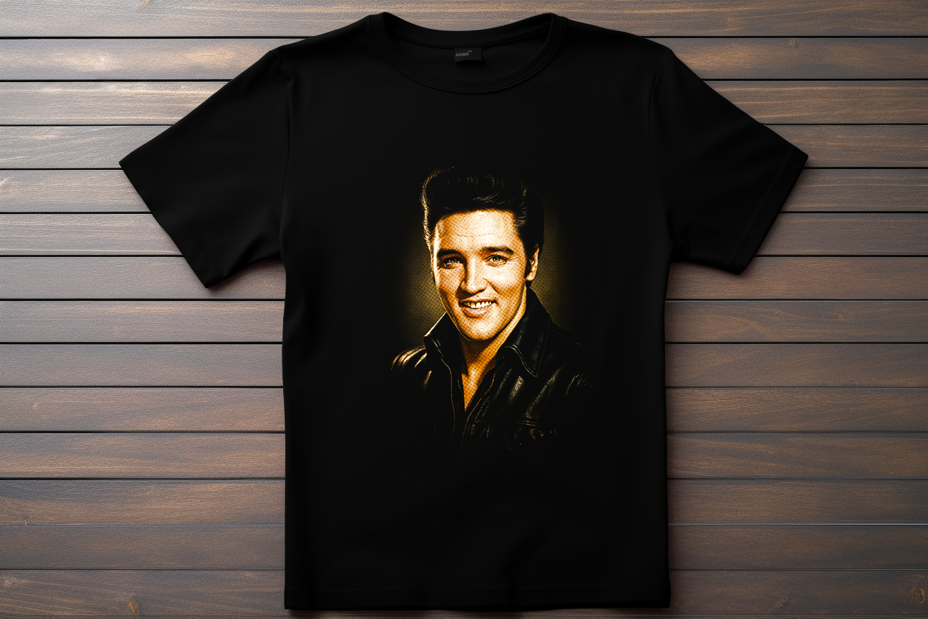 T-shirt Elvis Presley Kitsune Print Studio