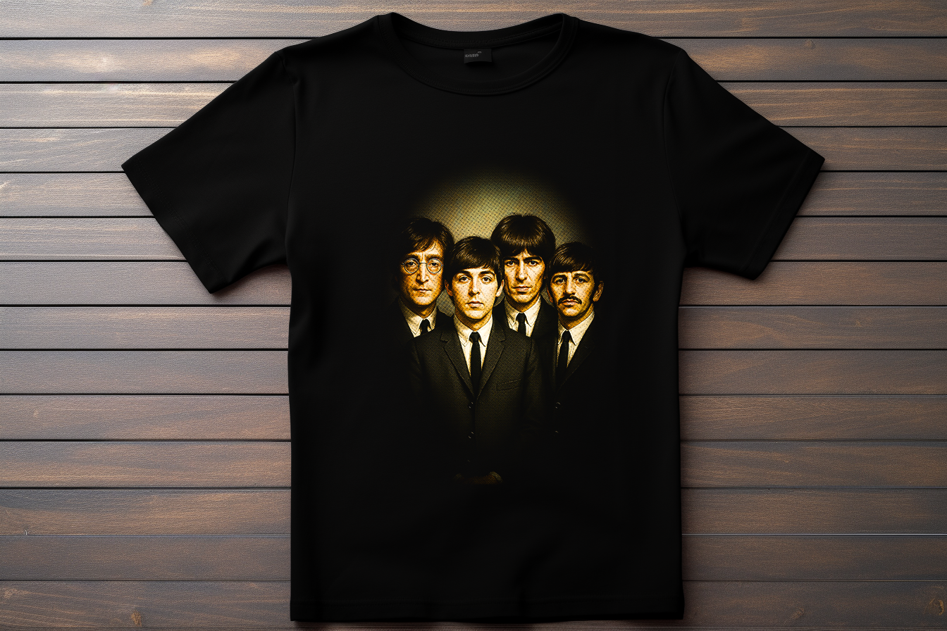 T-shirt The Beatles Kitsune Print Studio