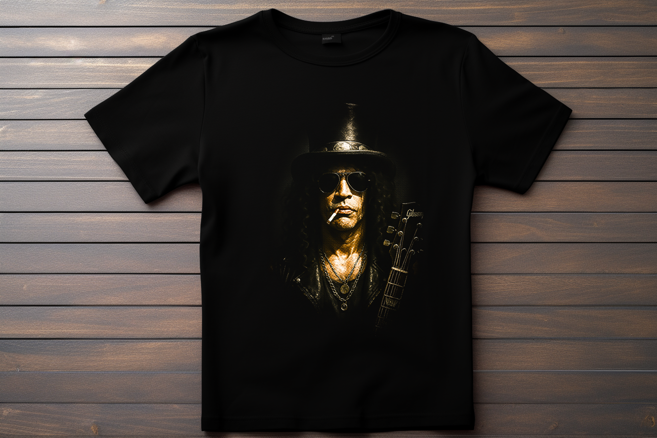T-shirt Guns n Roses - Slash Kitsune Print Studio