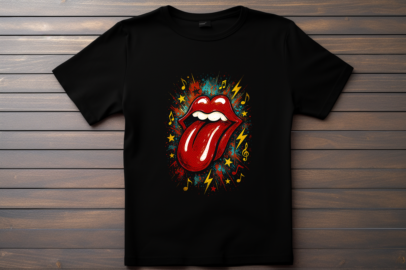 T-shirt The Rolling Stones Kitsune Print Studio