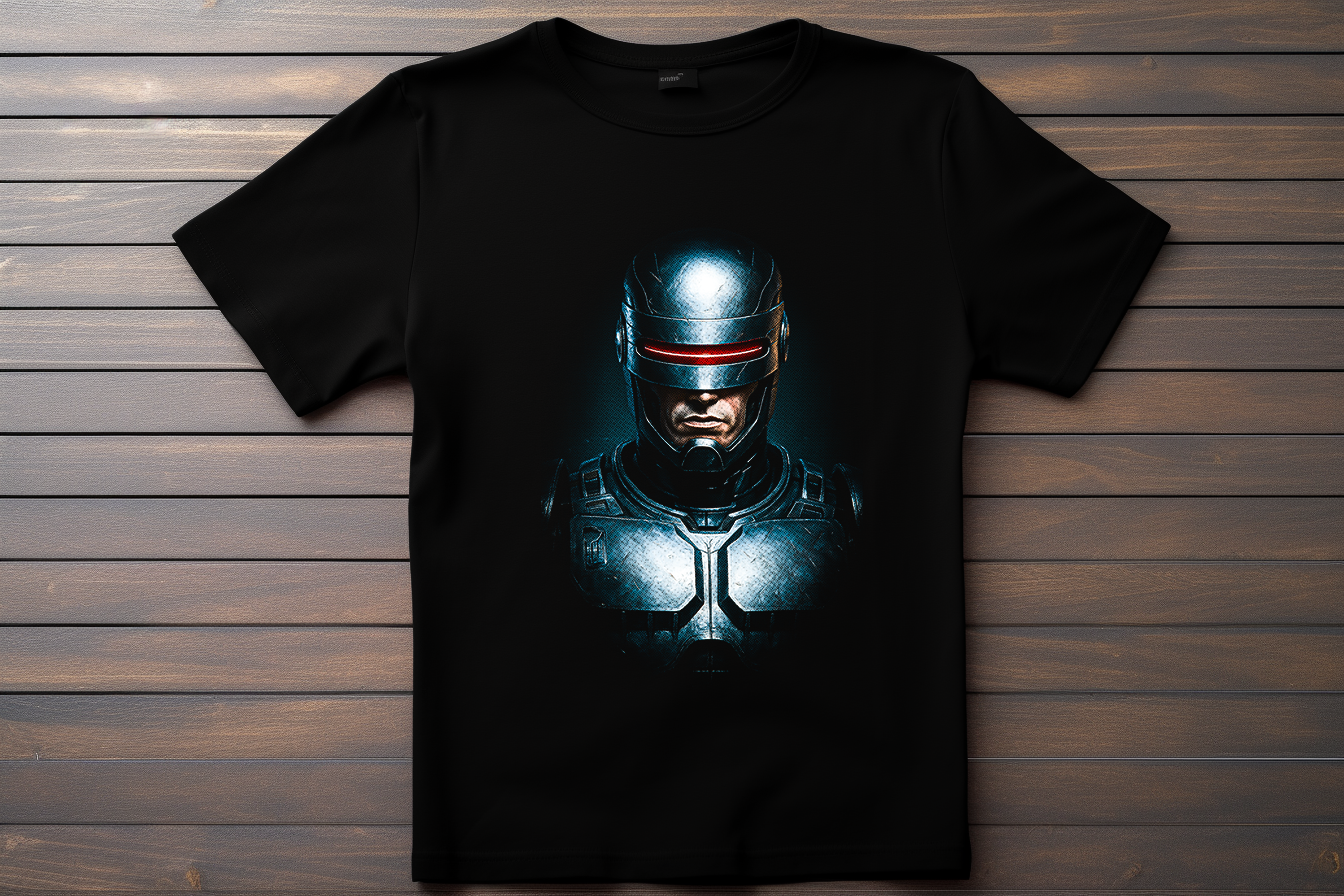 T-shirt Robocop Kitsune Print Studio