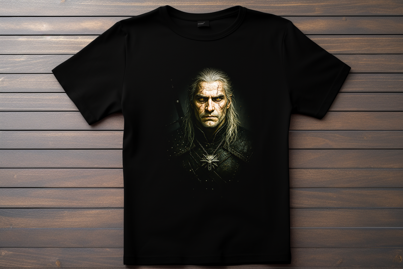 T-shirt The Witcher - Gerald De Riv Kitsune Print Studio