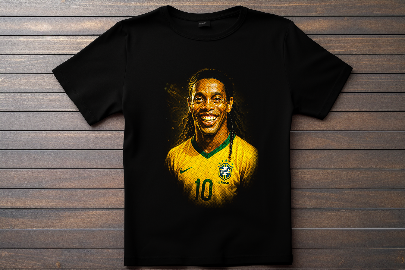 T-shirt Ronaldinho Kitsune Print Studio