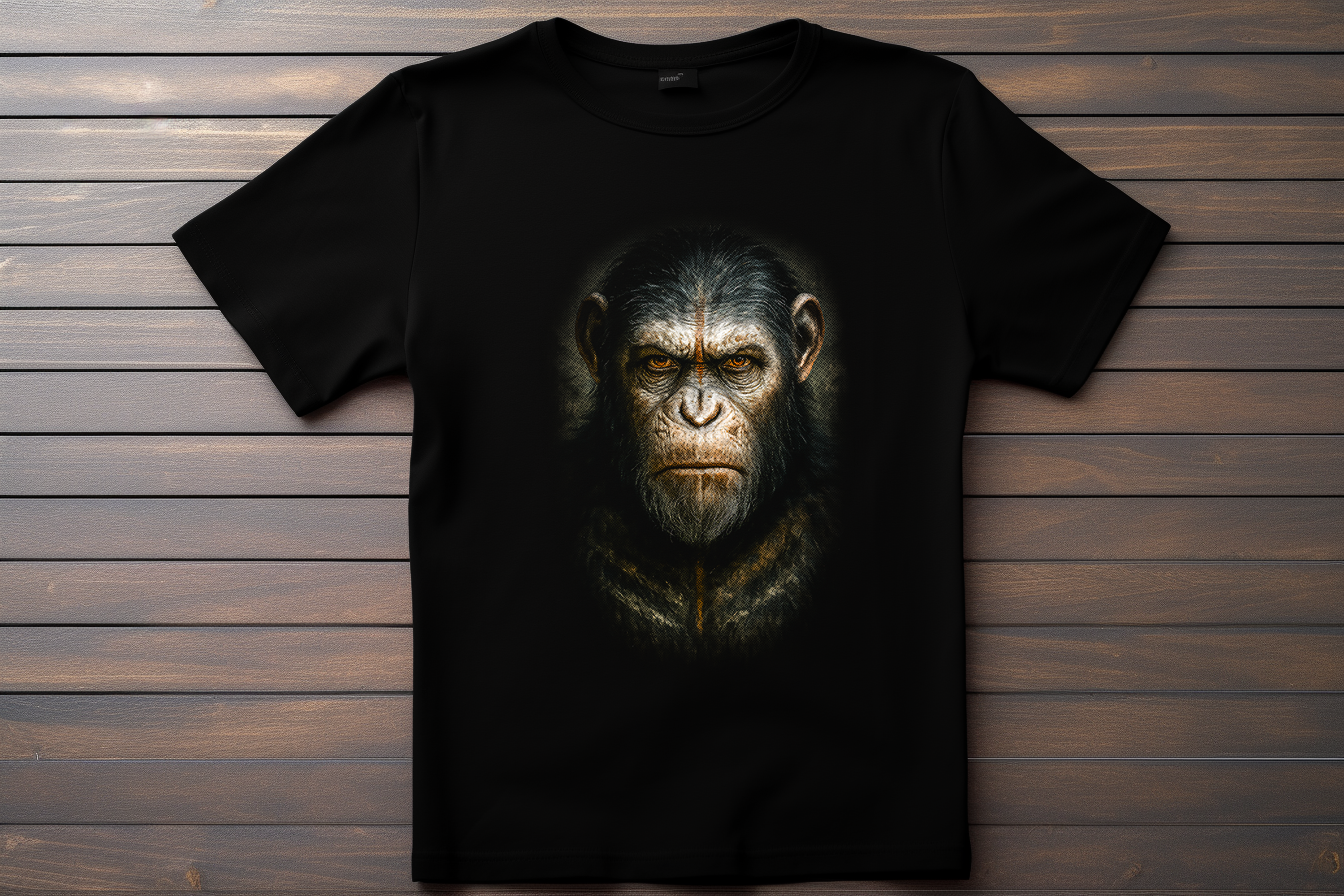 T-shirt La Planete Des Singes Kitsune Print Studio