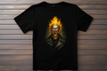 T-shirt Ghost Rider Kitsune Print Studio