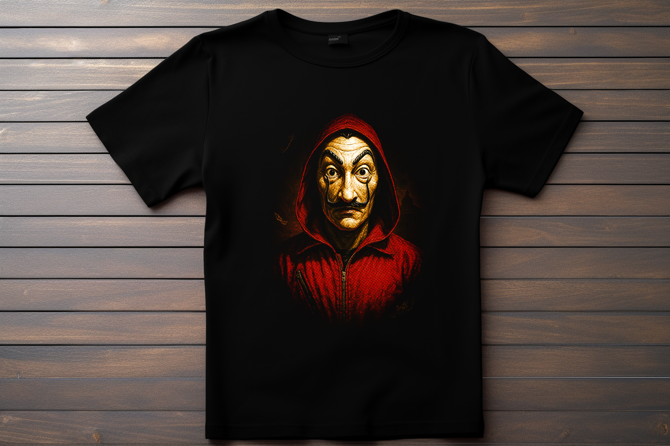 T-shirt La Casa De Papel Kitsune Print Studio