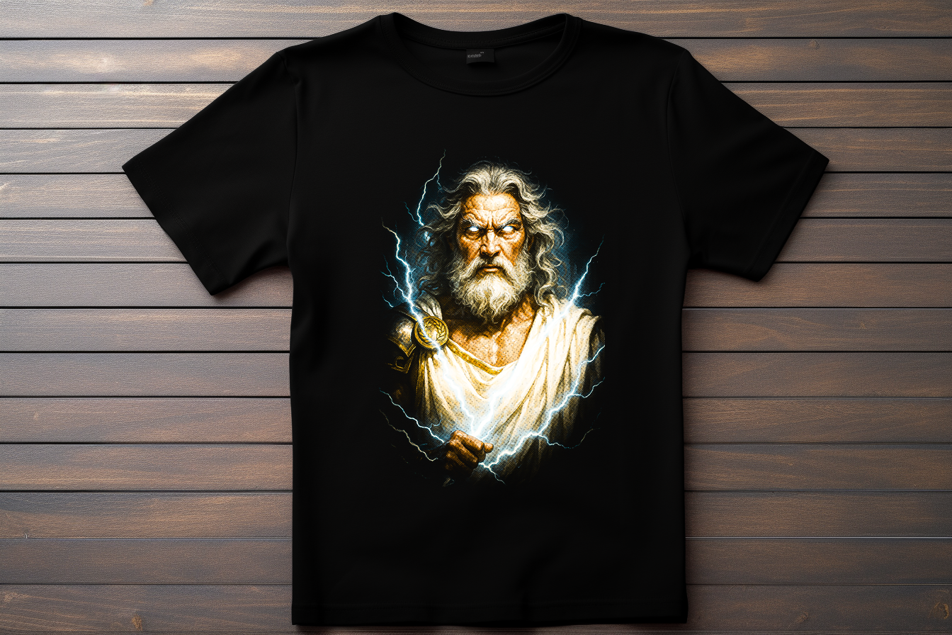 T-shirt Zeus Kitsune Print Studio