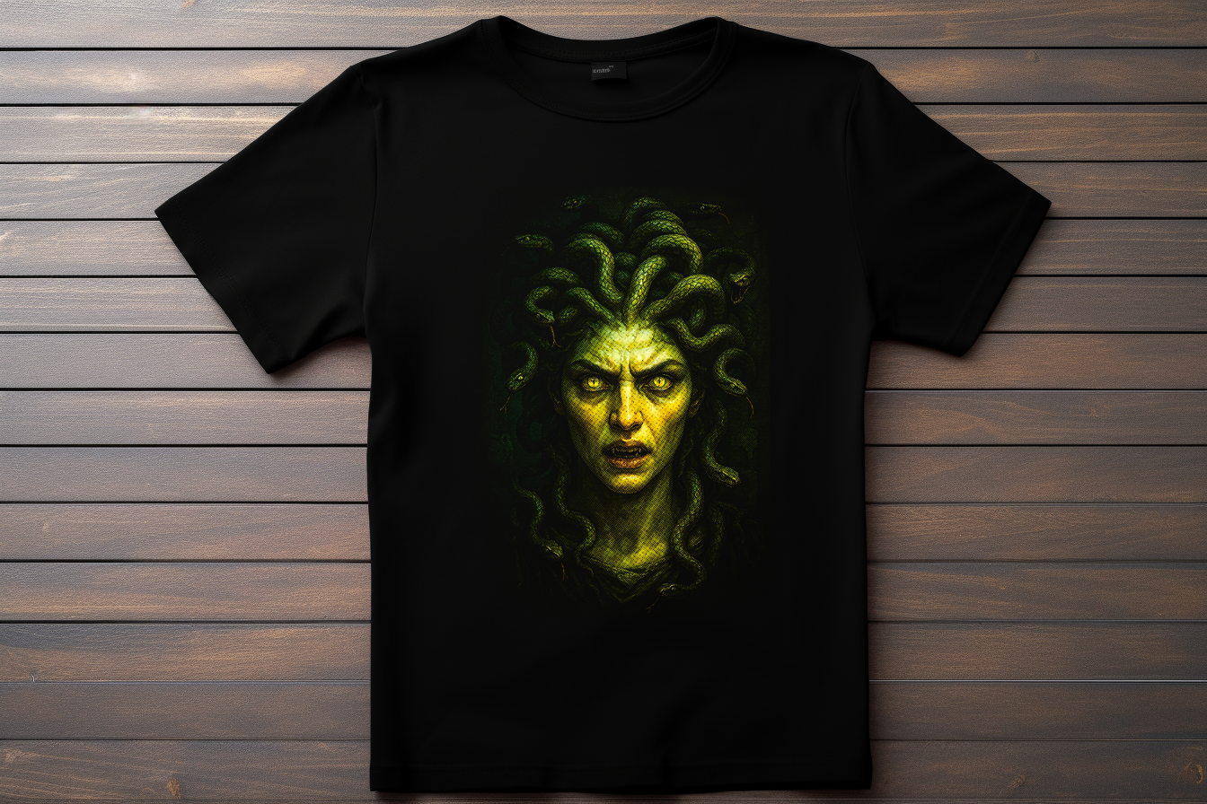 T-shirt Medusa Kitsune Print Studio