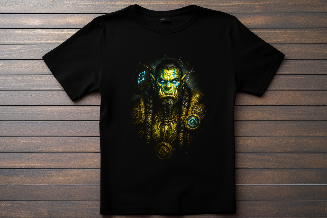 T-shirt World Of Warcraft - Shaman Kitsune Print Studio