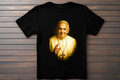 T-shirt Pape Francois Kitsune Print Studio