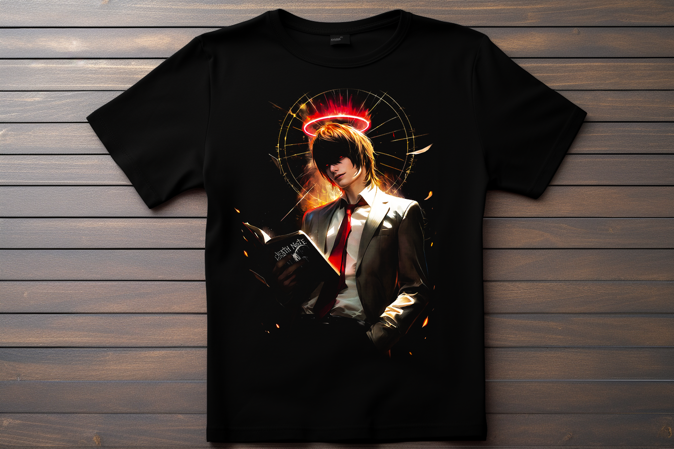 T-shirt Death Note - Light Yagami Kitsune Print Studio