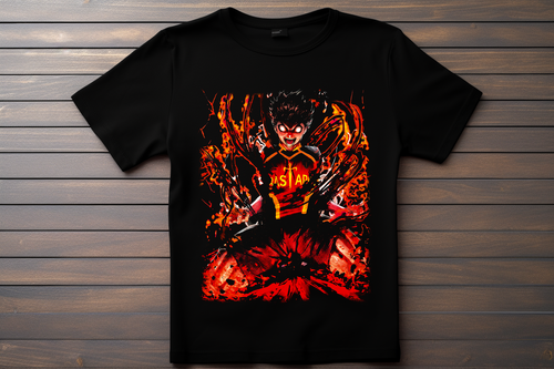 T-shirt Blue Lock - Isagi Kitsune Print Studio