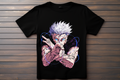 T-shirt Jujutsu Kaisen - Gojo Kitsune Print Studio