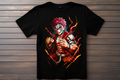 T-shirt Demon Slayer - Akaza Kitsune Print Studio