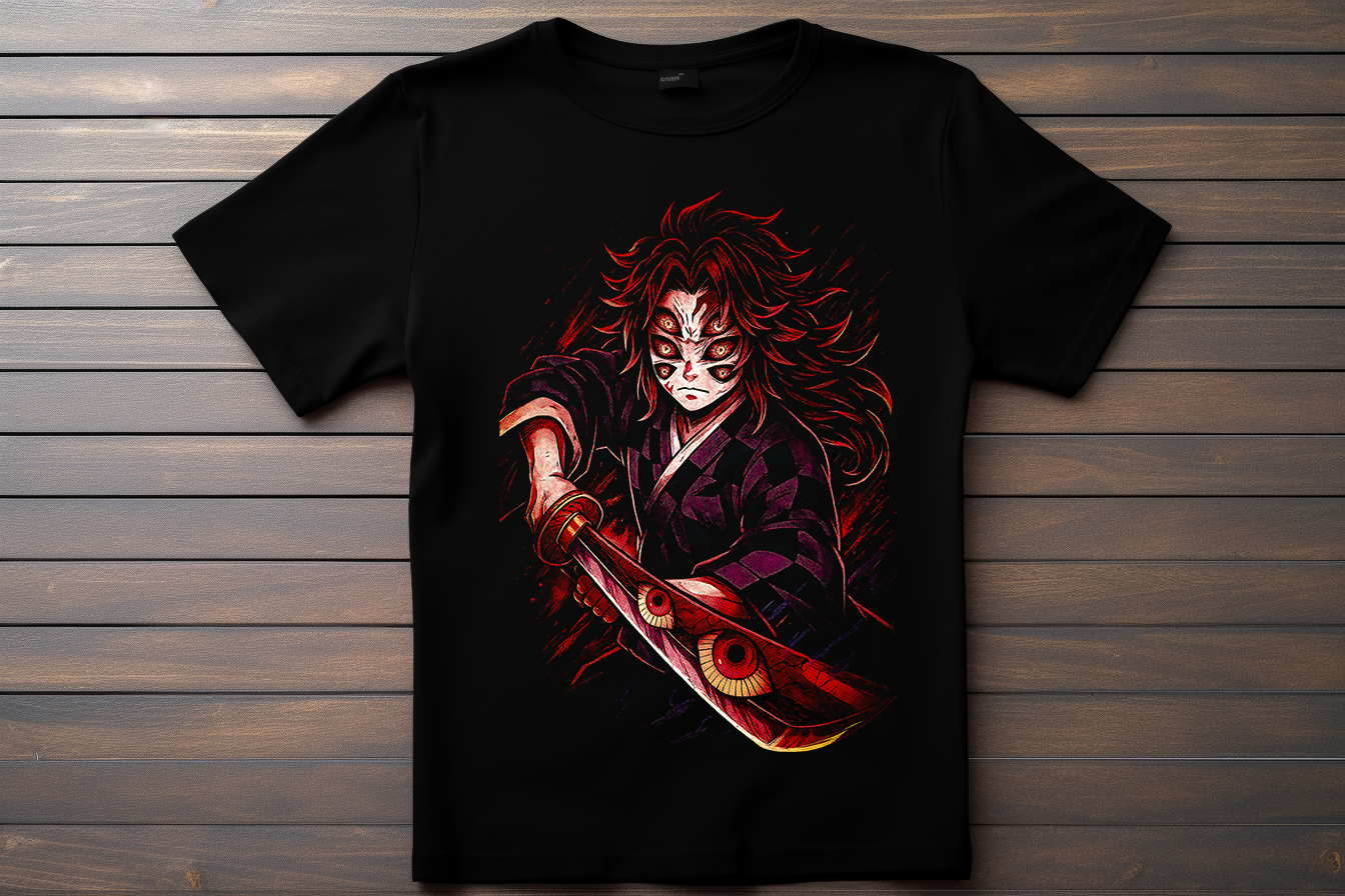 T-shirt Demon Slayer - Kushibo Kitsune Print Studio