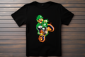 T-shirt Mario Kart - Luigi Kitsune Print Studio